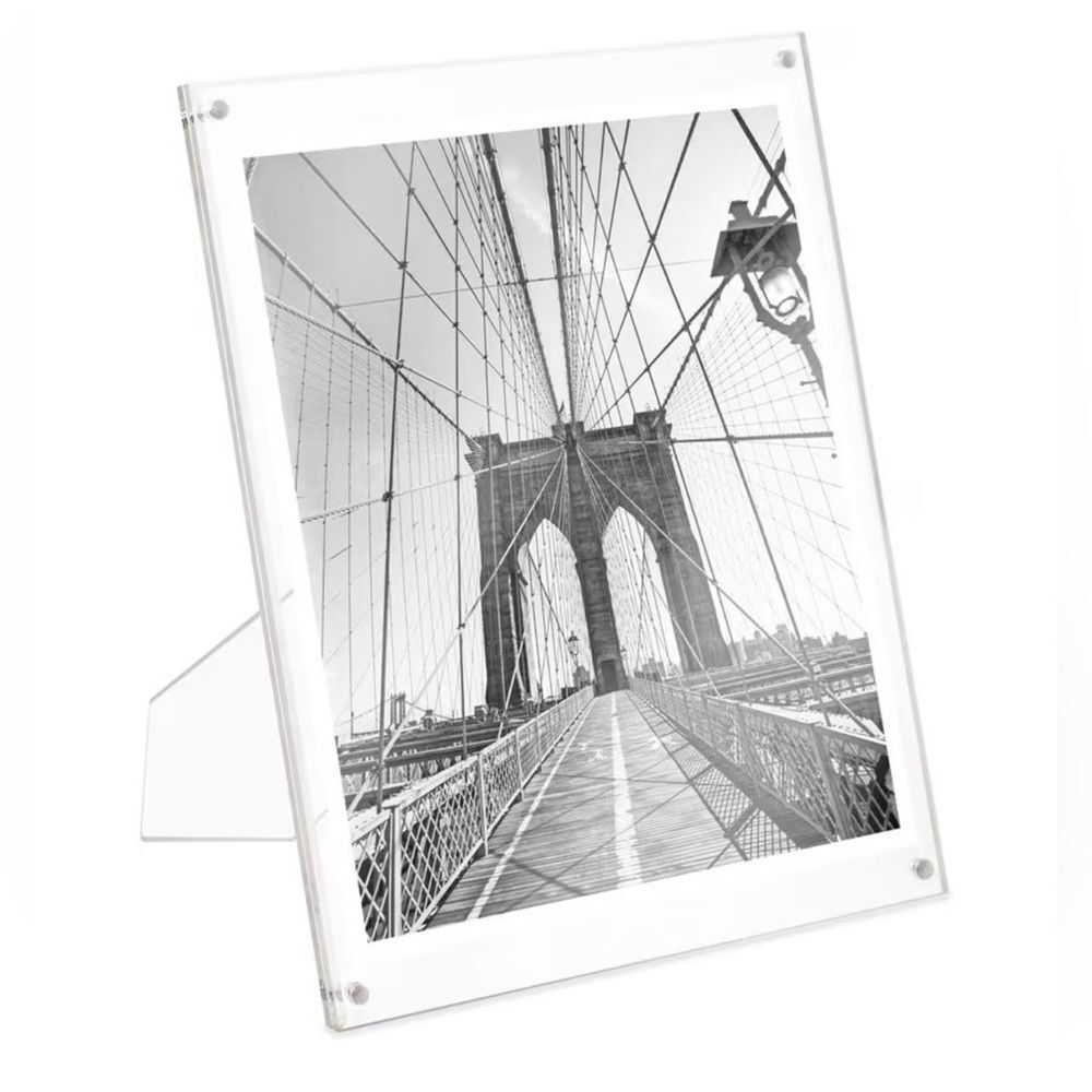 2 Pack - Acrylic Magnet Photo Frame